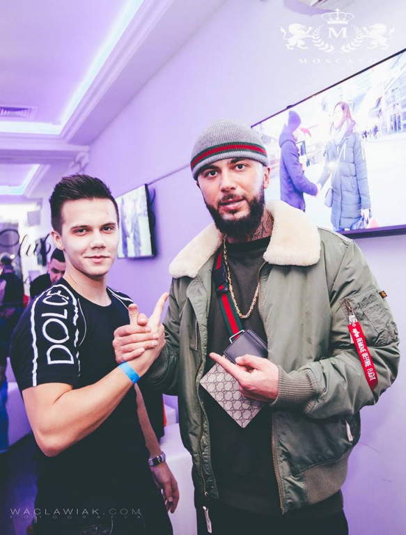 Malik Montana w Moscato Club przy ul. Solnej
