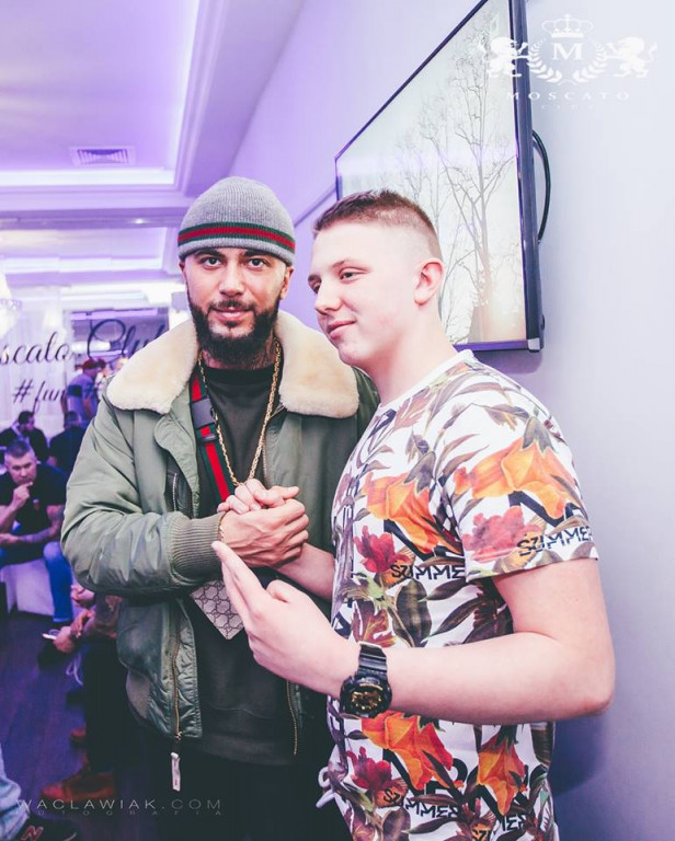 Malik Montana w Moscato Club przy ul. Solnej