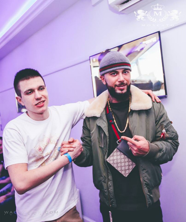 Malik Montana w Moscato Club przy ul. Solnej
