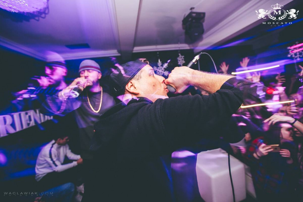 Malik Montana w Moscato Club przy ul. Solnej