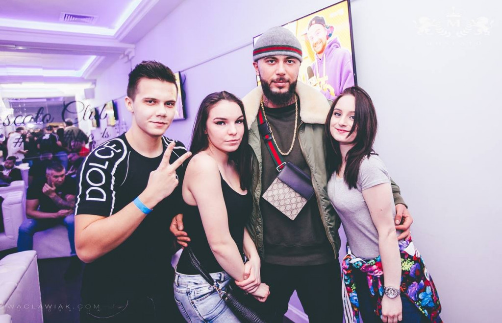 Malik Montana w Moscato Club przy ul. Solnej