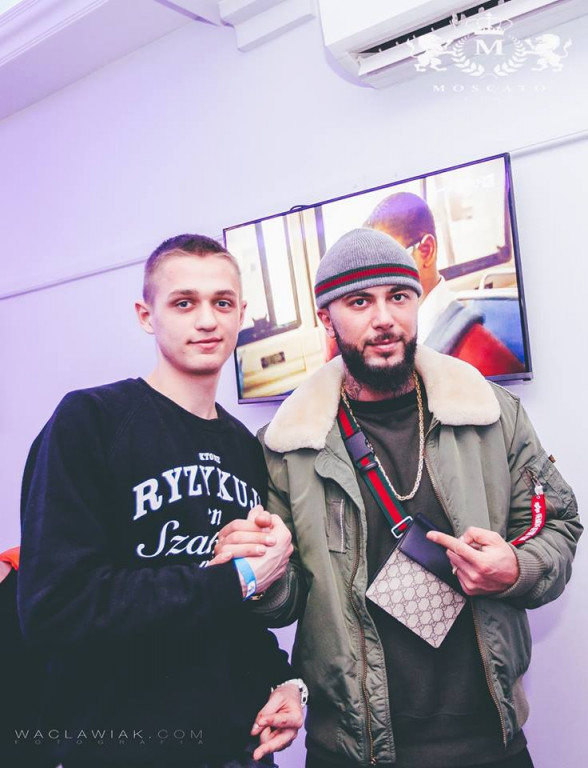 Malik Montana w Moscato Club przy ul. Solnej