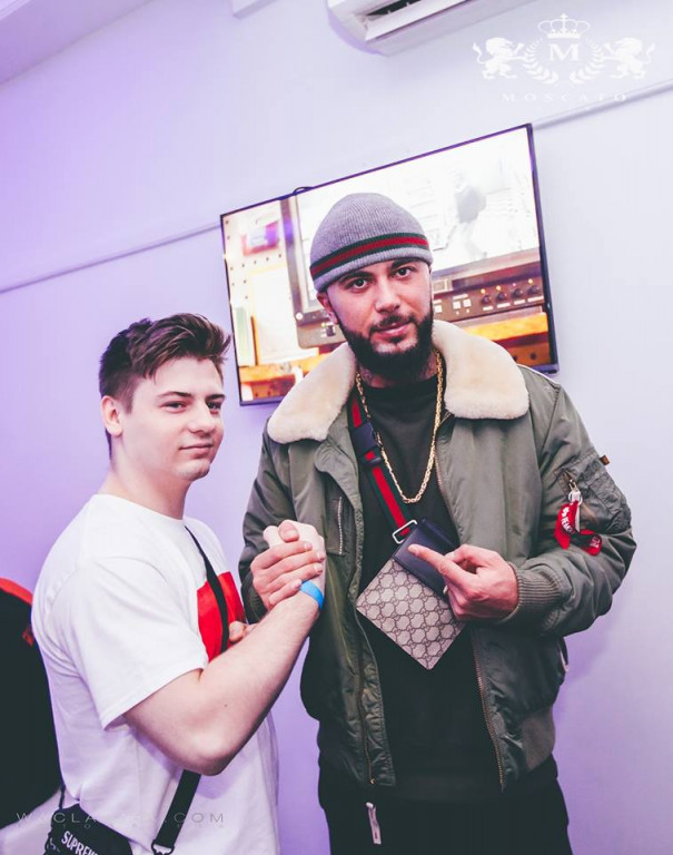 Malik Montana w Moscato Club przy ul. Solnej