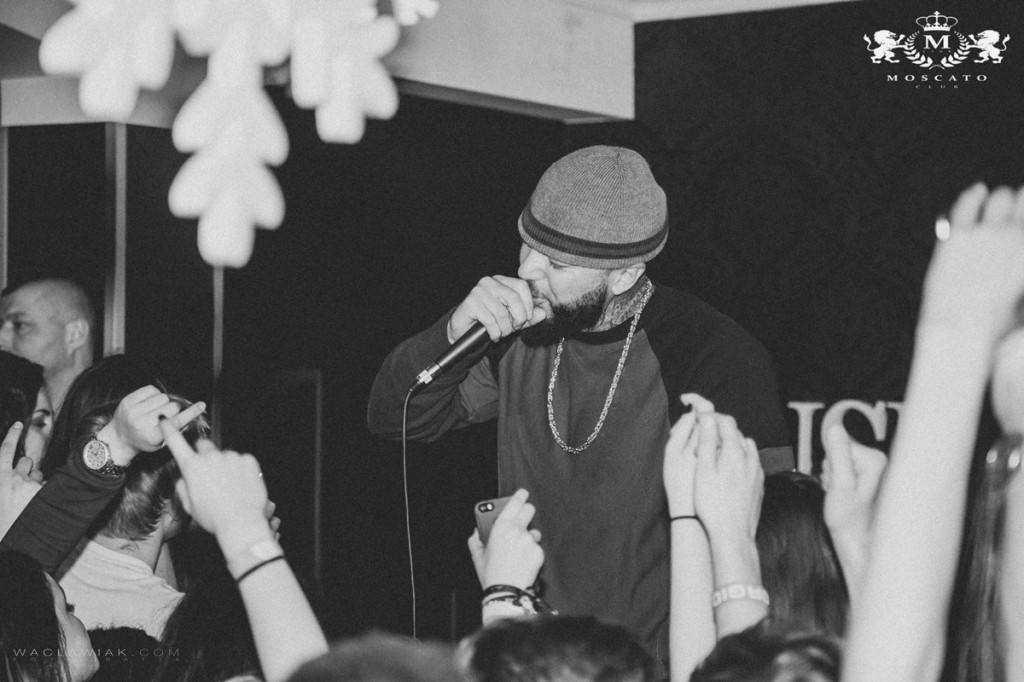 Malik Montana w Moscato Club przy ul. Solnej