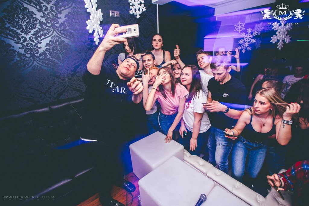 Malik Montana w Moscato Club przy ul. Solnej