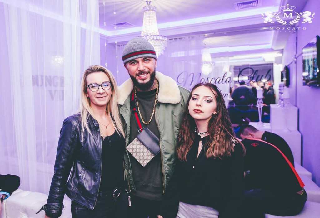 Malik Montana w Moscato Club przy ul. Solnej