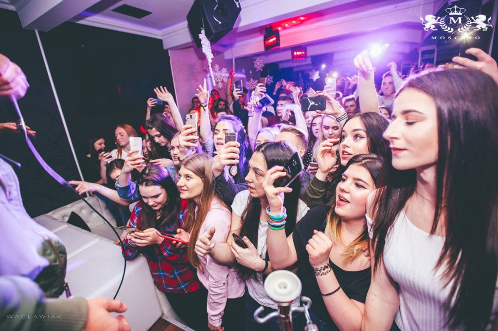 Malik Montana w Moscato Club przy ul. Solnej