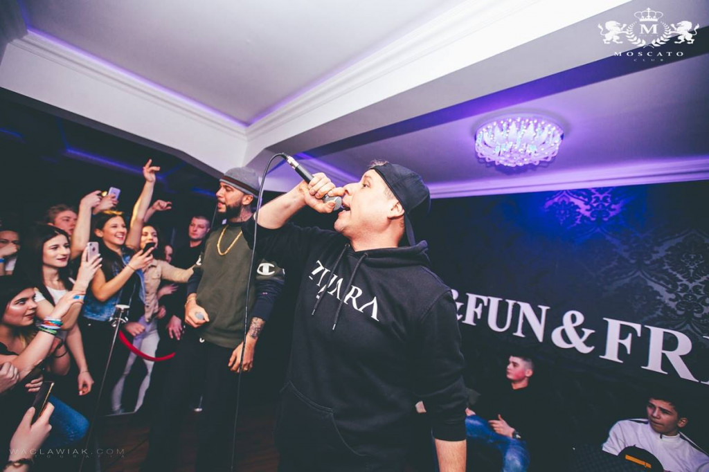 Malik Montana w Moscato Club przy ul. Solnej
