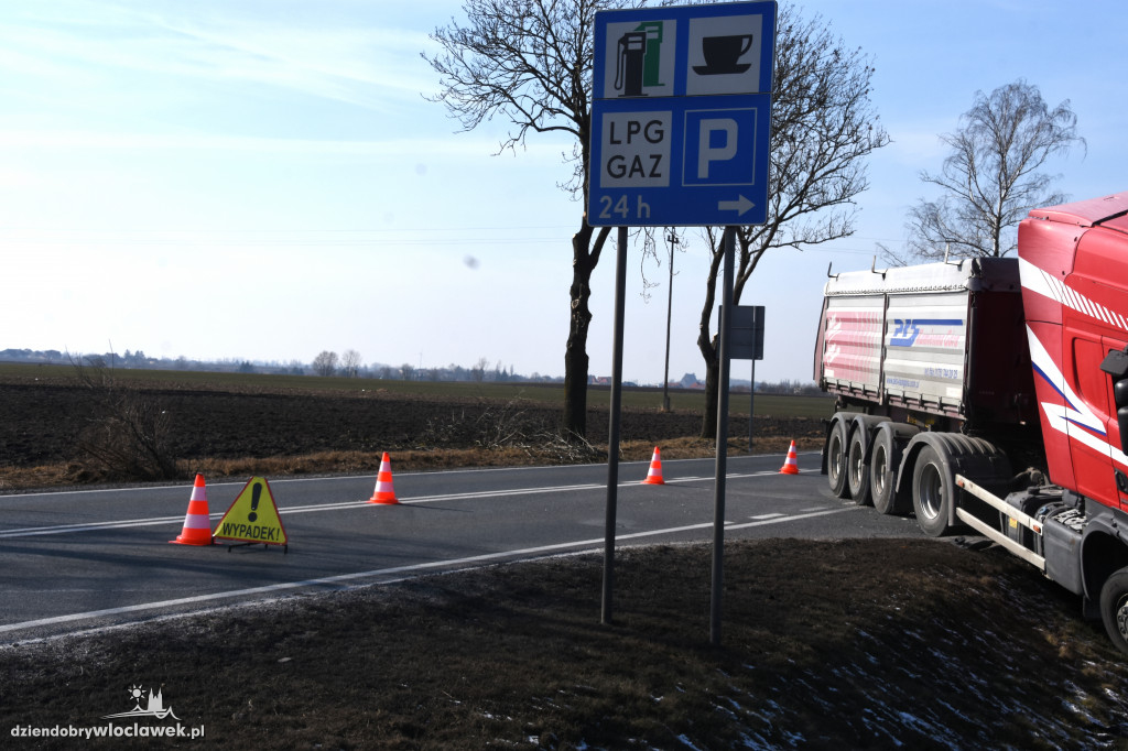 Zderzenie dwóch ciężarówek