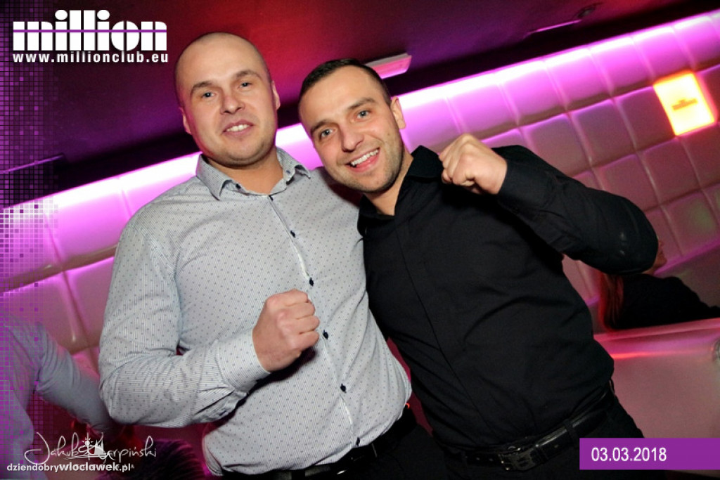 Sobota w Million Club
