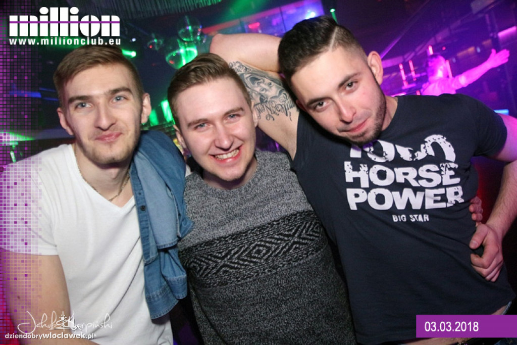 Sobota w Million Club