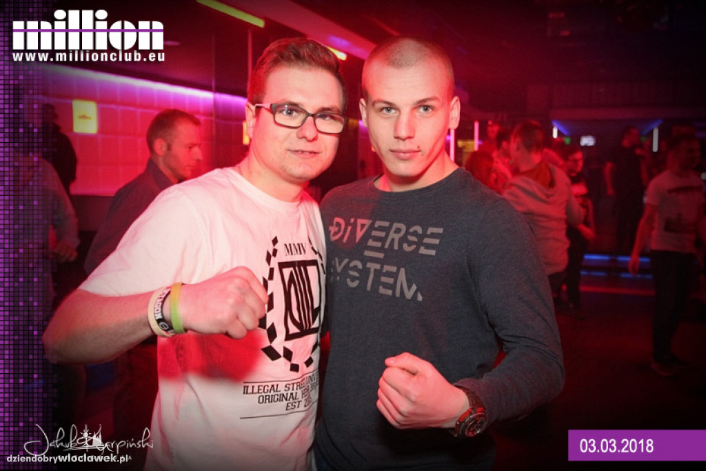 Sobota w Million Club
