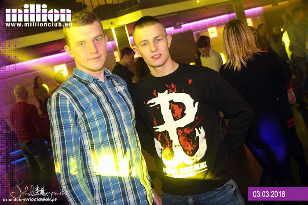 Sobota w Million Club