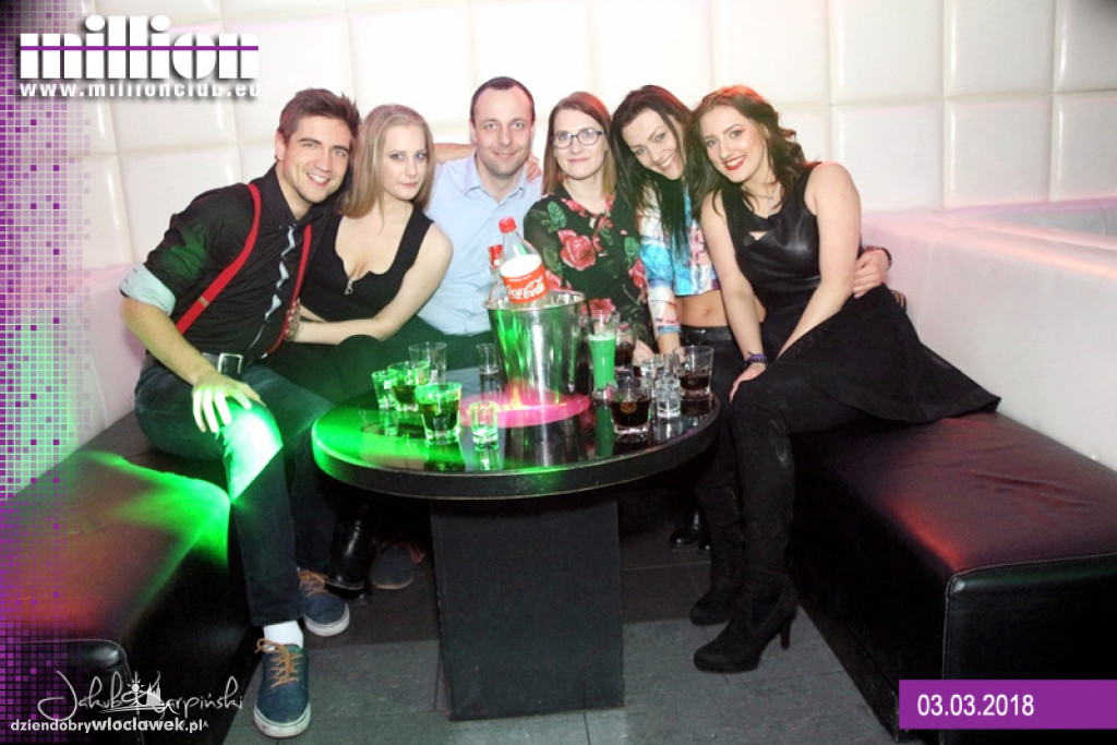 Sobota w Million Club