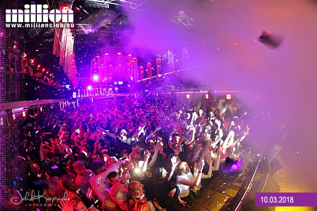 Gorąca sobotnia noc w Million Club
