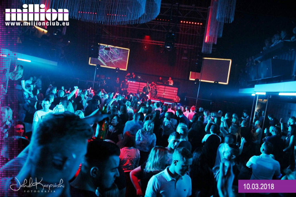 Gorąca sobotnia noc w Million Club