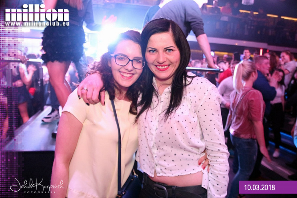 Gorąca sobotnia noc w Million Club
