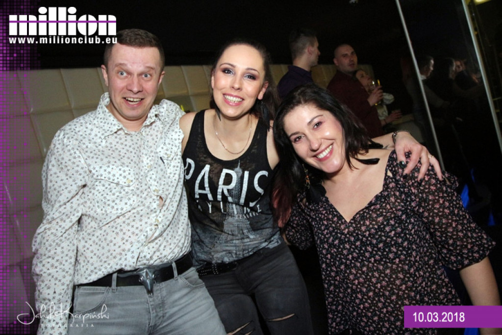 Gorąca sobotnia noc w Million Club