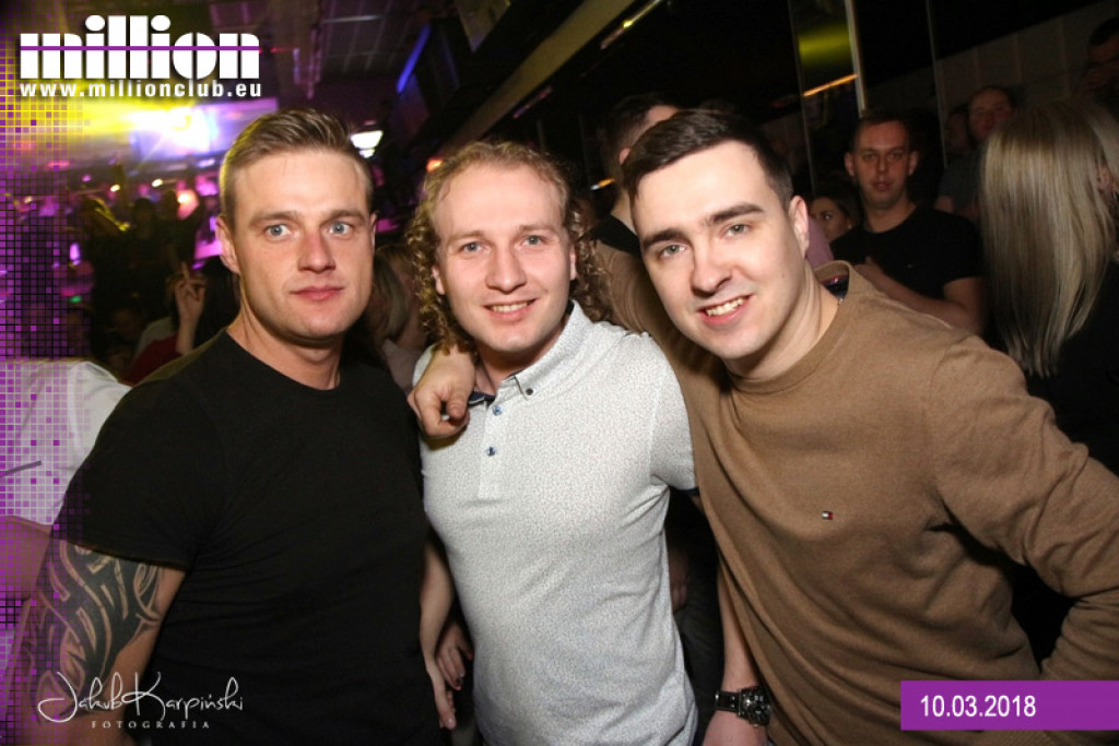 Gorąca sobotnia noc w Million Club
