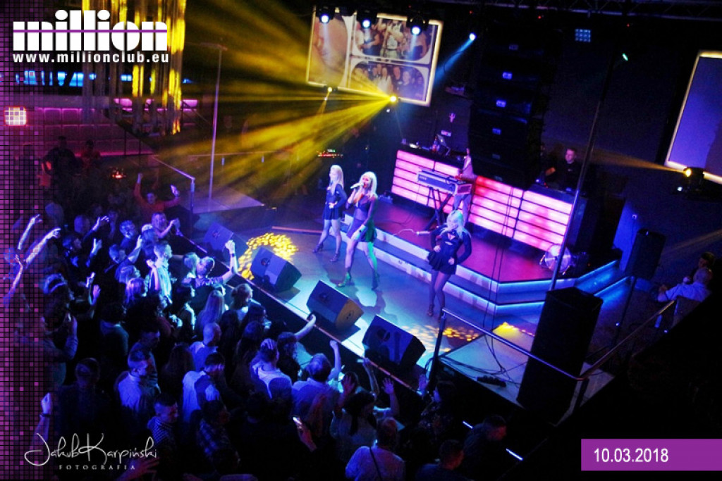 Gorąca sobotnia noc w Million Club