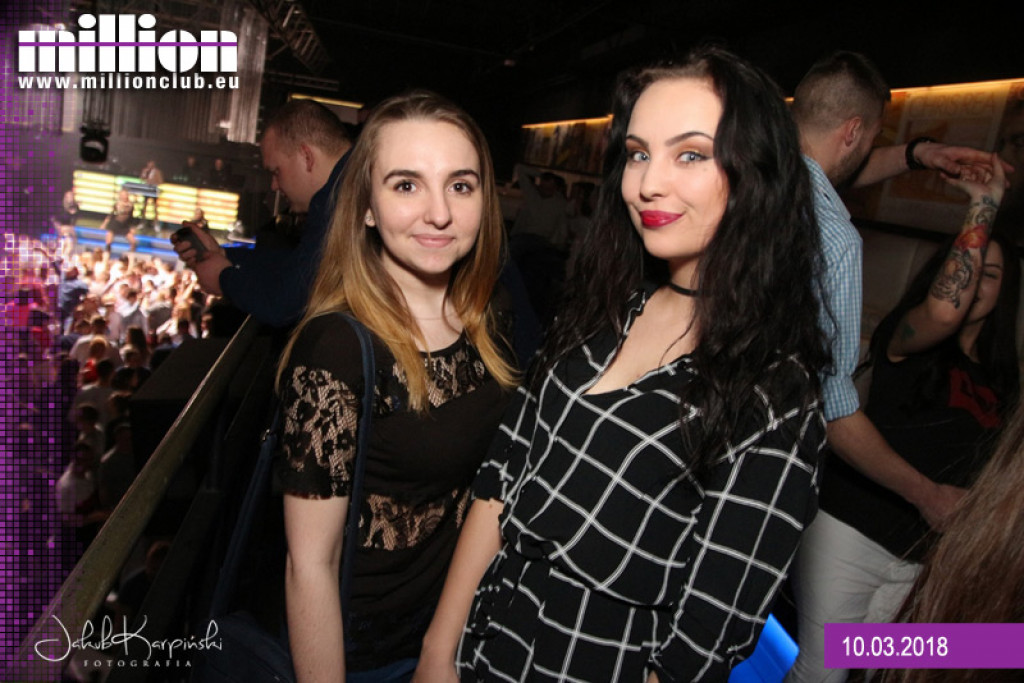 Gorąca sobotnia noc w Million Club