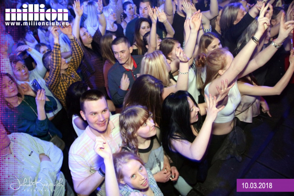Gorąca sobotnia noc w Million Club