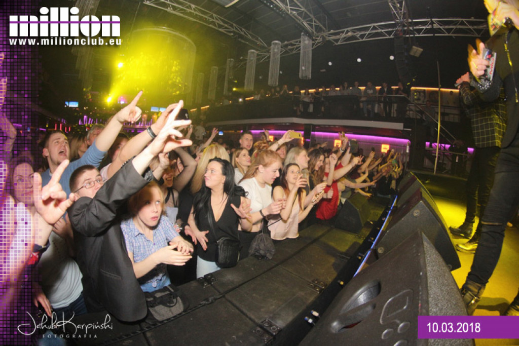 Gorąca sobotnia noc w Million Club