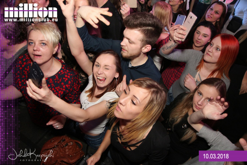 Gorąca sobotnia noc w Million Club