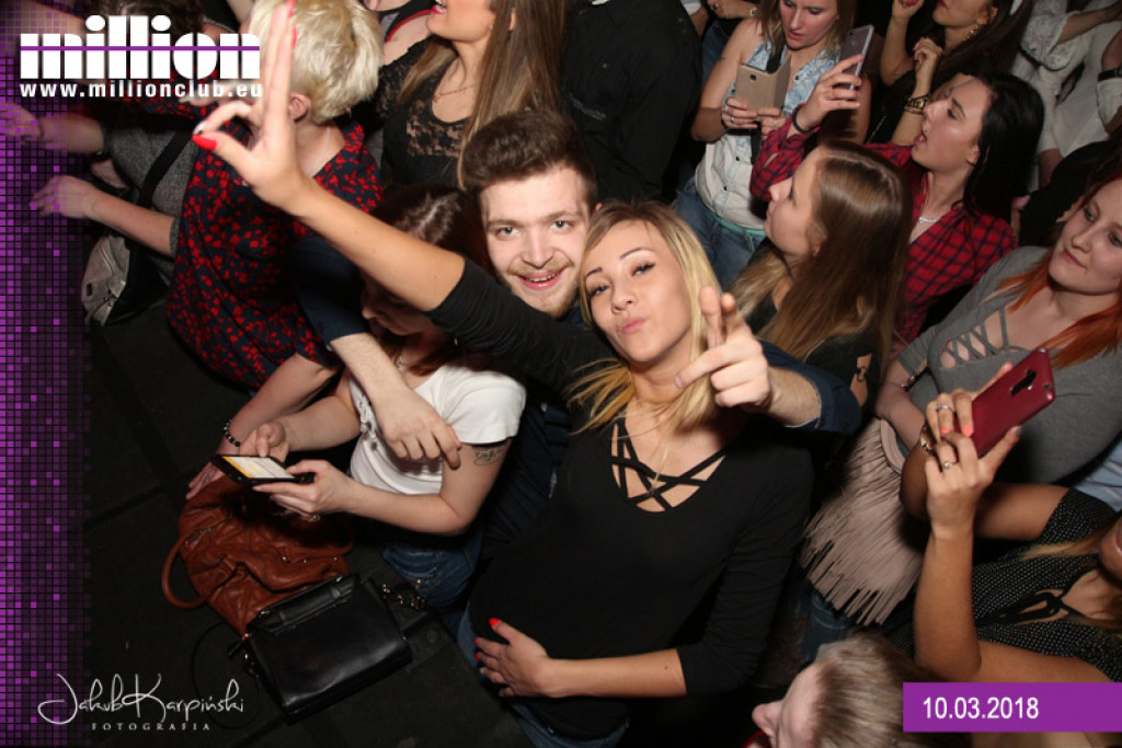 Gorąca sobotnia noc w Million Club