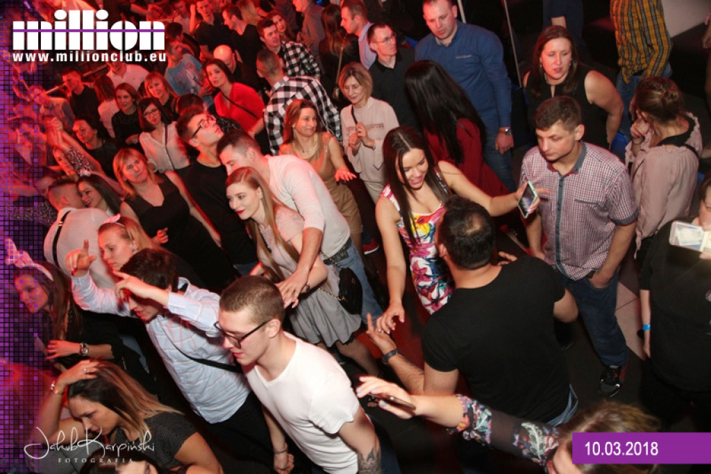 Gorąca sobotnia noc w Million Club