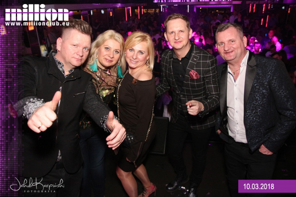 Gorąca sobotnia noc w Million Club