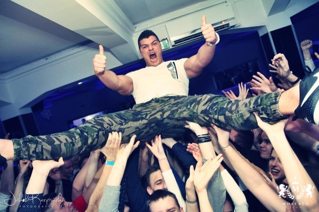 Ptyś z Warsaw Shore w Moscato Club