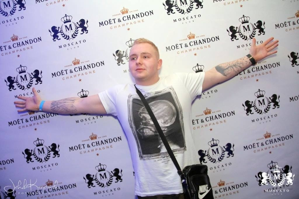 Ptyś z Warsaw Shore w Moscato Club