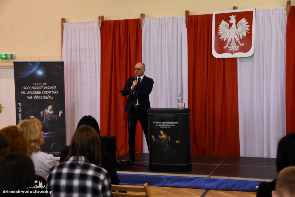 Wykład prezydenta w II LO