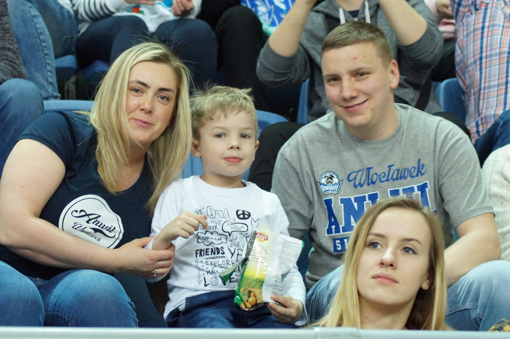 Kibice na meczu Anwil - GTK Gliwice