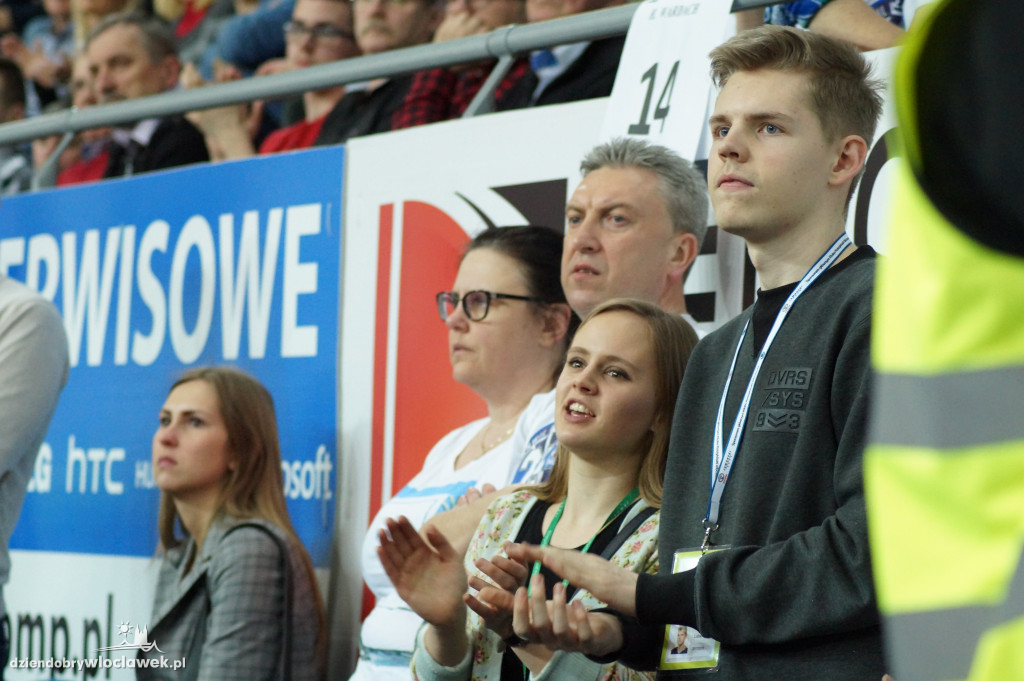 Kibice na meczu Anwil - GTK Gliwice