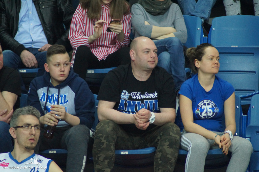 Kibice na meczu Anwil - GTK Gliwice