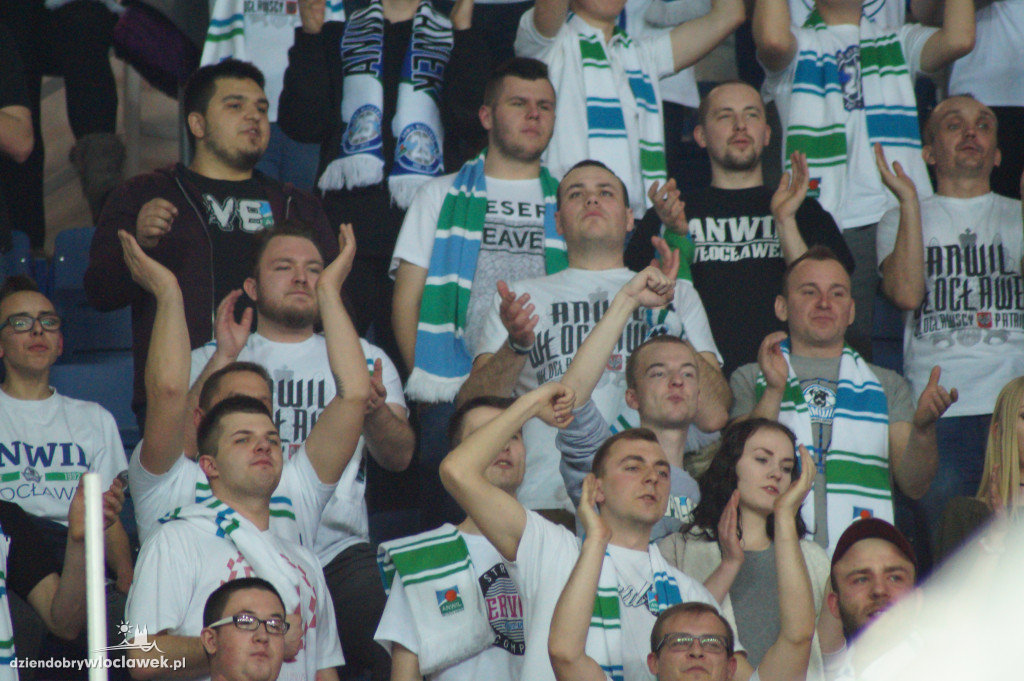 Kibice na meczu Anwil - GTK Gliwice