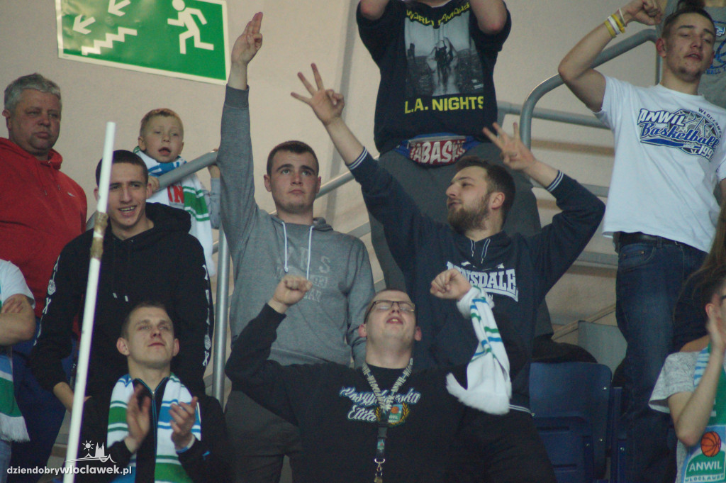 Kibice na meczu Anwil - GTK Gliwice