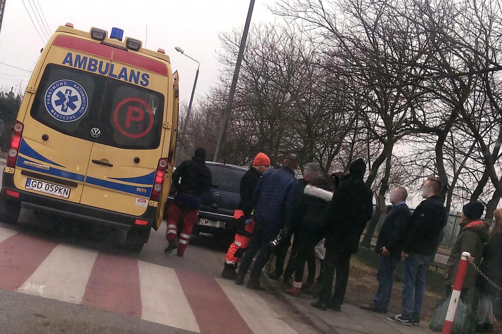 Potrącenie na przejściu dla pieszych