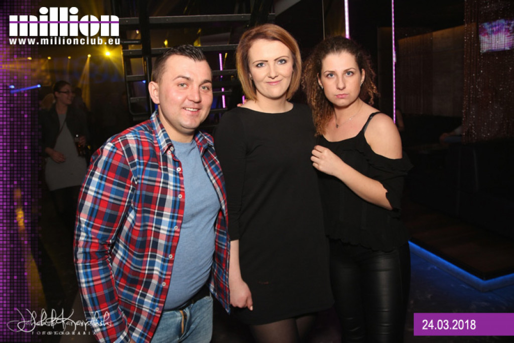 Gorąca sobotnia impreza w klubie Million