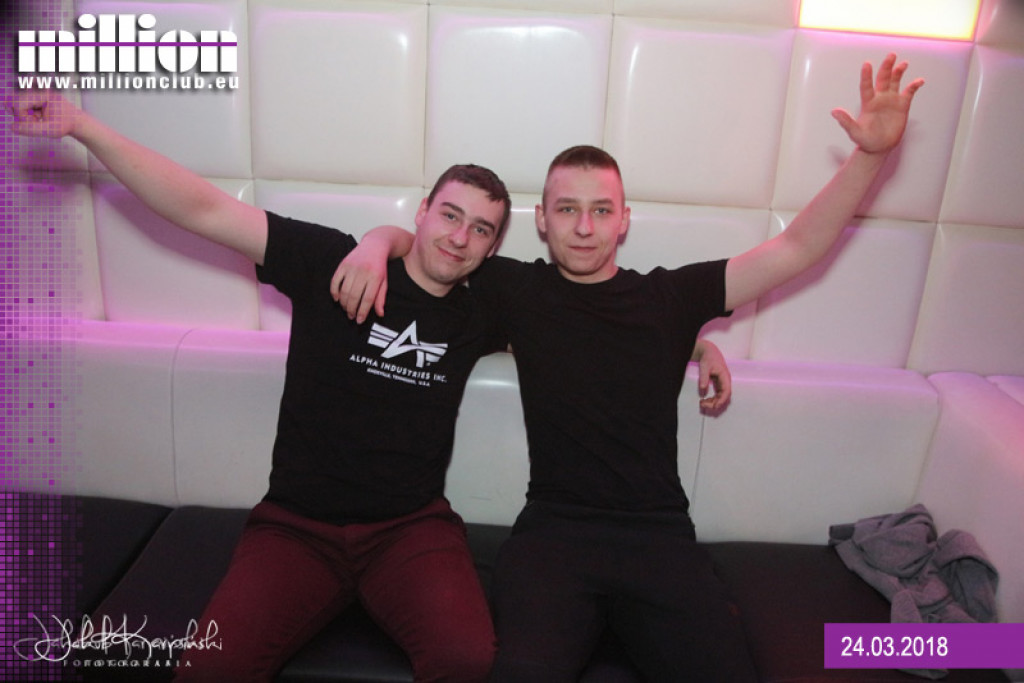 Gorąca sobotnia impreza w klubie Million