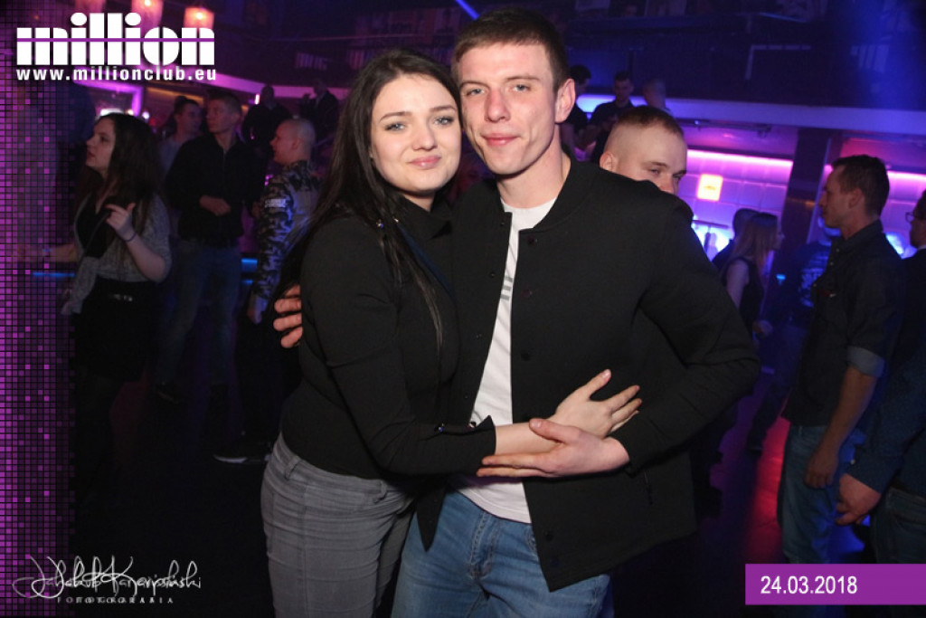 Gorąca sobotnia impreza w klubie Million