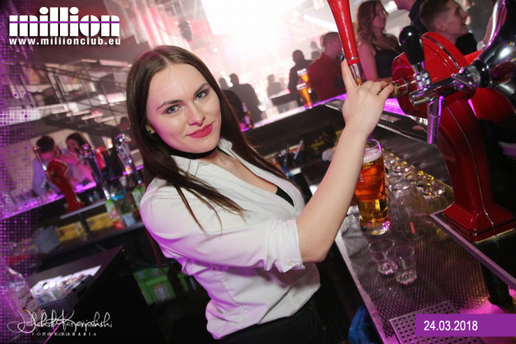 Gorąca sobotnia impreza w klubie Million