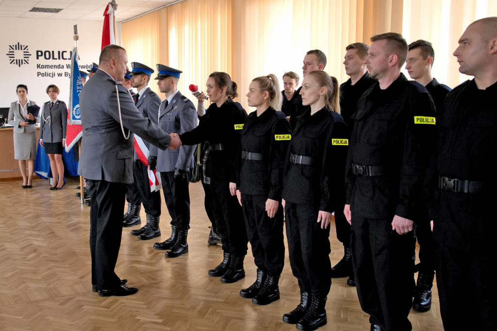 Nowi policjanci złożyli ślubowanie