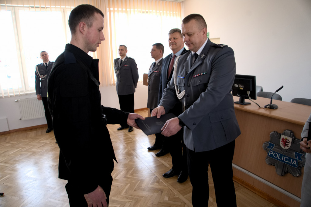 Nowi policjanci złożyli ślubowanie