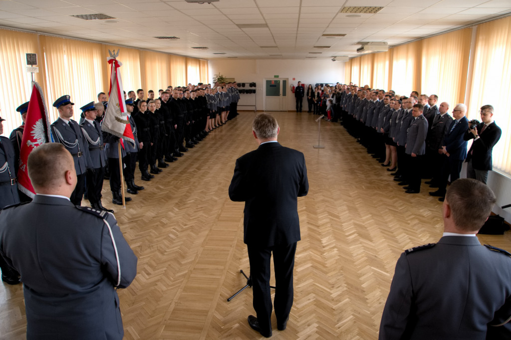 Nowi policjanci złożyli ślubowanie