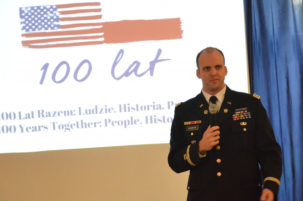Przedstawiciel ambasady USA w Baczyńskim