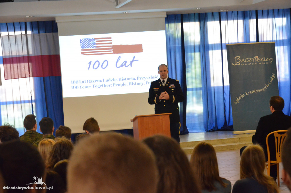 Przedstawiciel ambasady USA w Baczyńskim