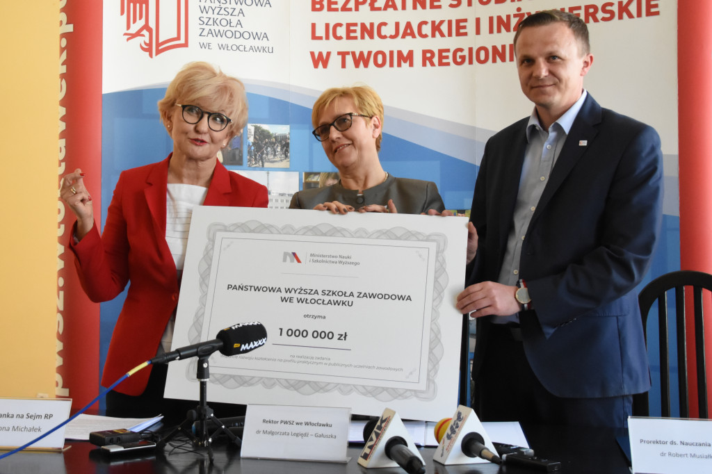 PWSZ dostała milion złotych od ministra